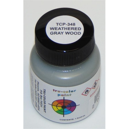 Tru-Color Paint Train Color Weathered Wood TCP348